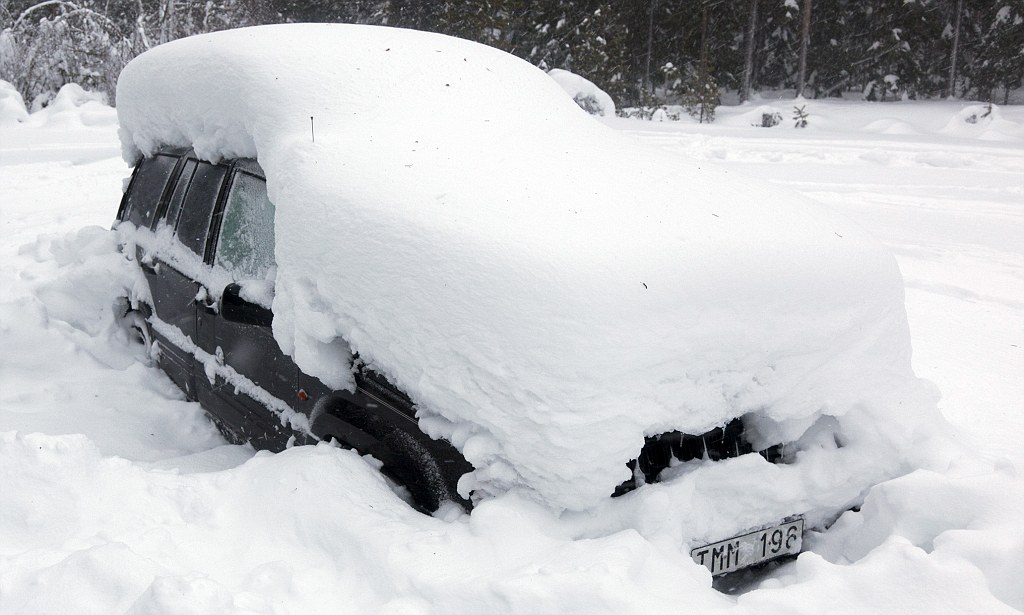 Man survives two months in snow covered car